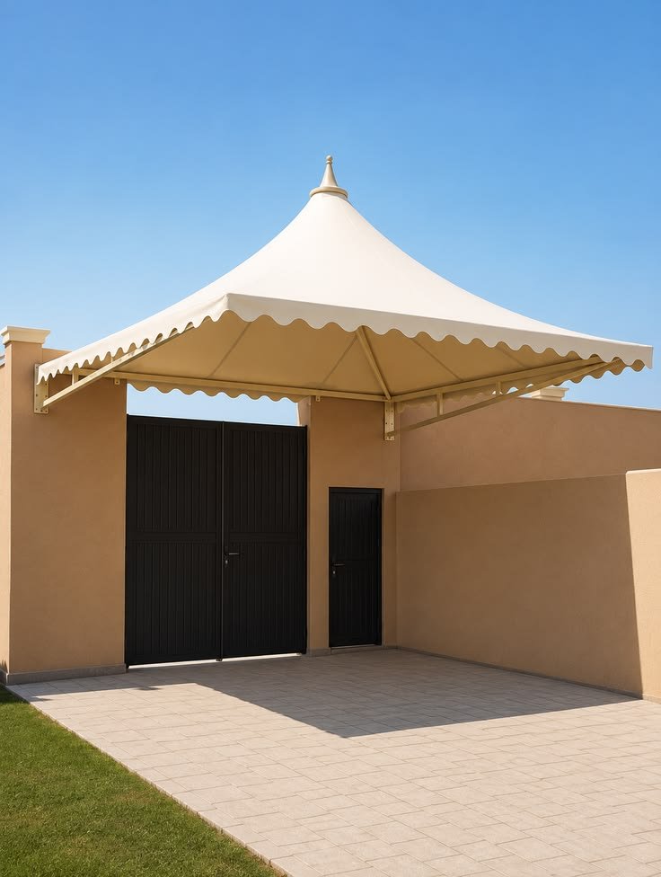 مظلات هرمية الرياض
